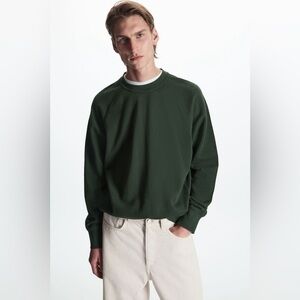 COS Forest Green Crewneck Sweater